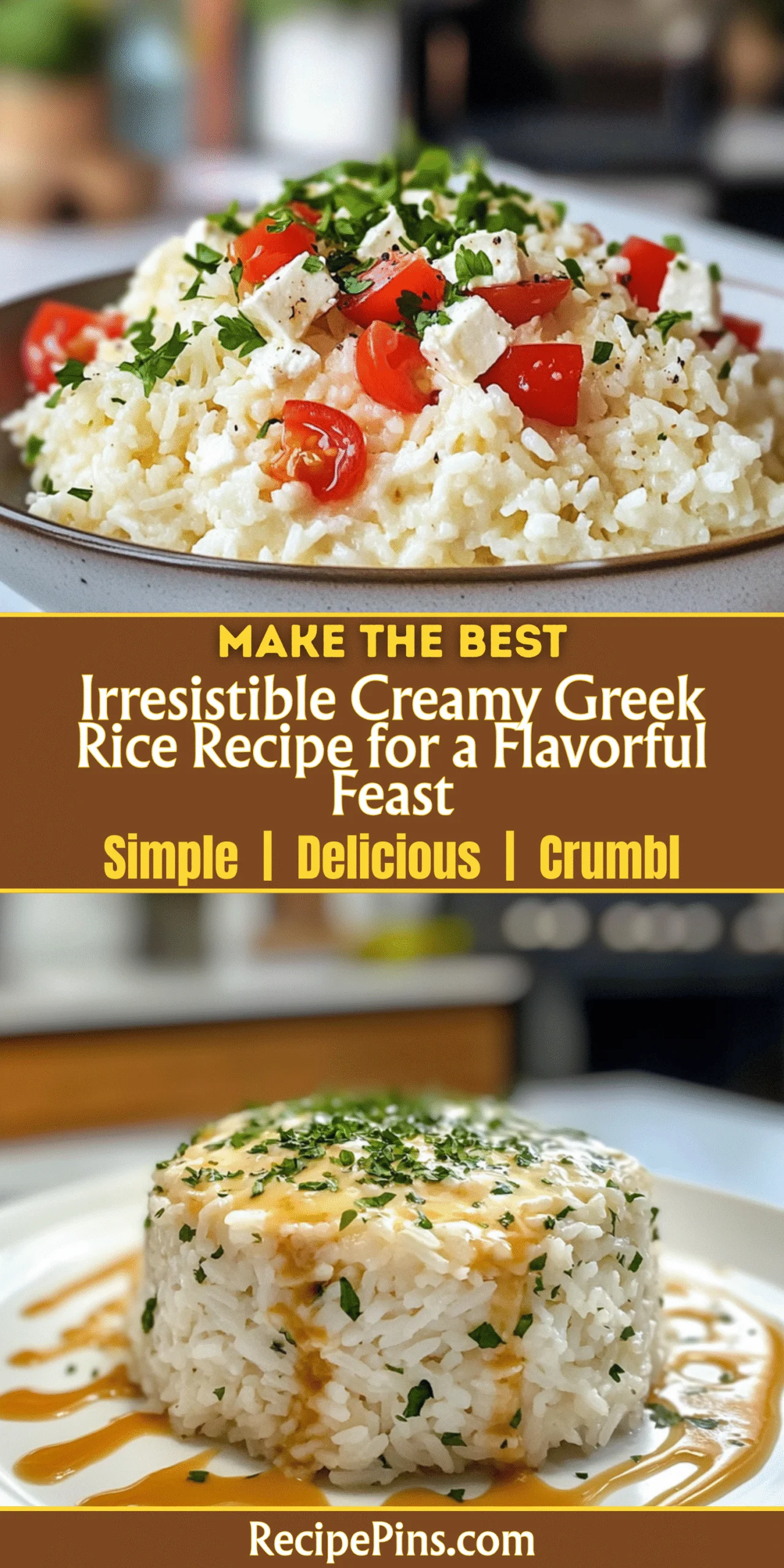 Irresistible Creamy Greek Rice Recipe for a Flavorful Feast