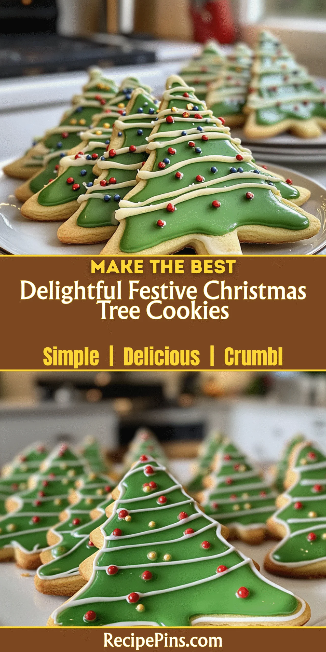 Delightful Festive Christmas Tree Cookies