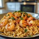 Irresistible Easy Cajun Garlic Shrimp Ramen Noodles