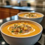 Creamy Cozy Roasted Apple Pumpkin Soup
