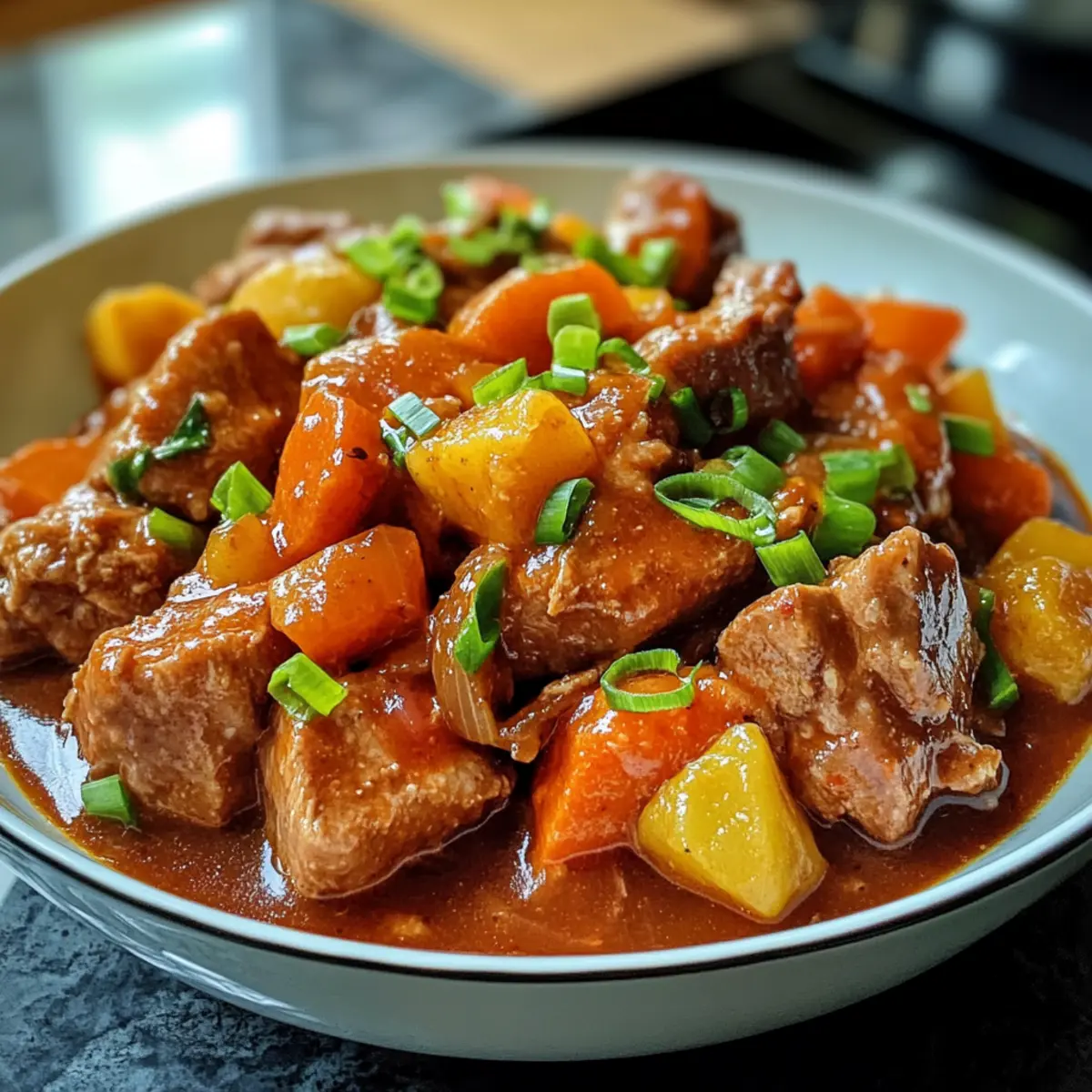 Hearty Rich Pork Stew Recipe