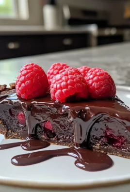 Indulge in Decadent Rich Chocolate Raspberry Tart Delight