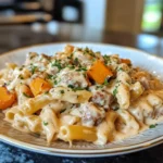Creamy Comfort Sausage Pasta with Sweet Potato – Comfort Food Bliss