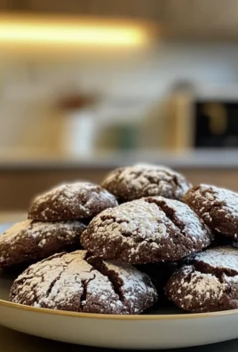 Irresistible Rich Chocolate Crinkle Cookies