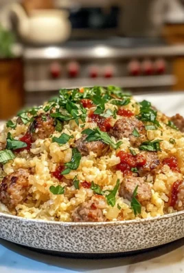 Savory Delicious Sausage Cauliflower Rice Skillet Recipe