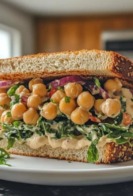 Delightful Creamy Chickpea Salad Sandwich