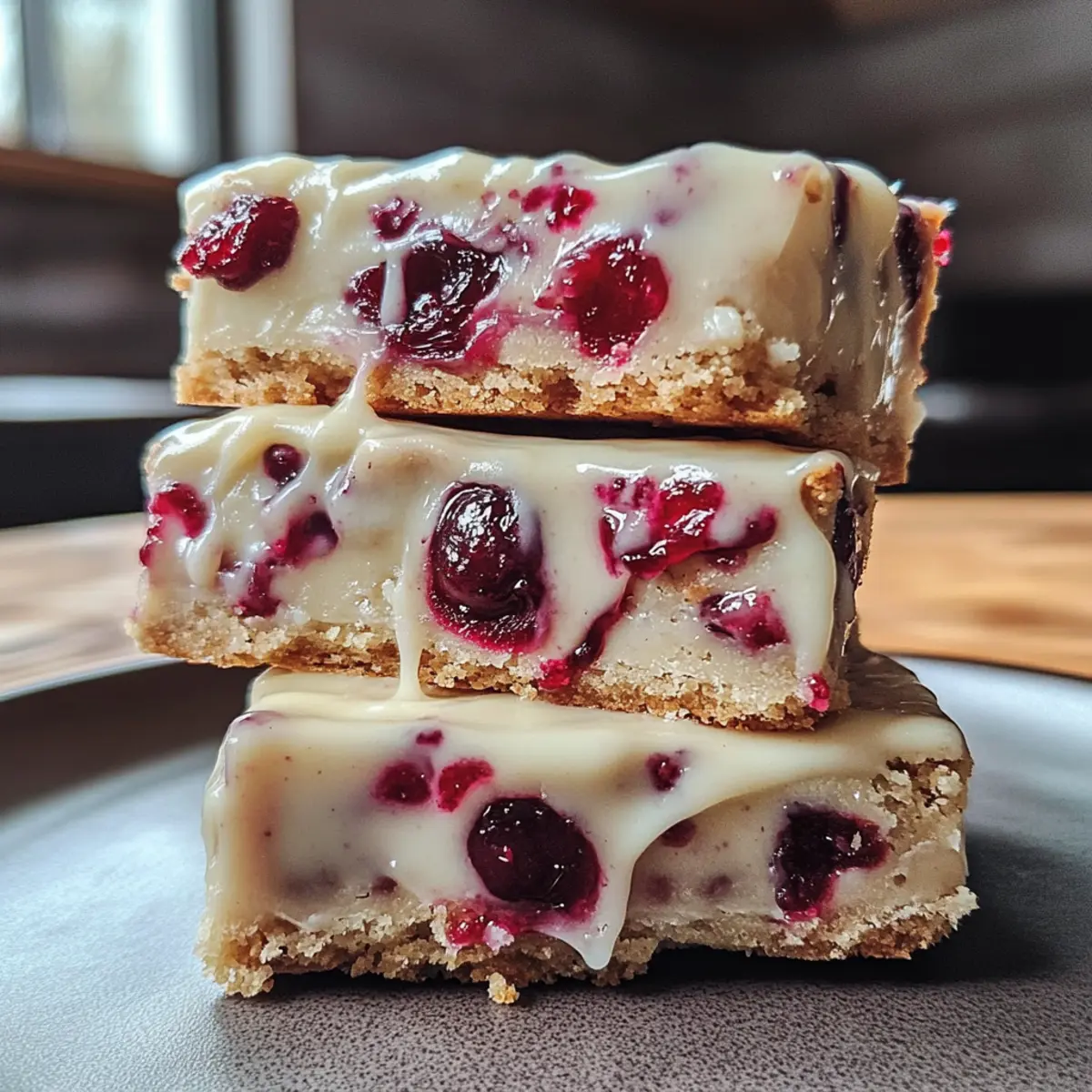 Irresistible Creamy Cranberry Bliss Bars Indulgence Recipe