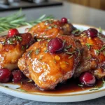 Irresistible Sticky Sweet Cherry Chicken Thighs