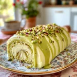 Irresistible Creamy Pistachio Roll Cake