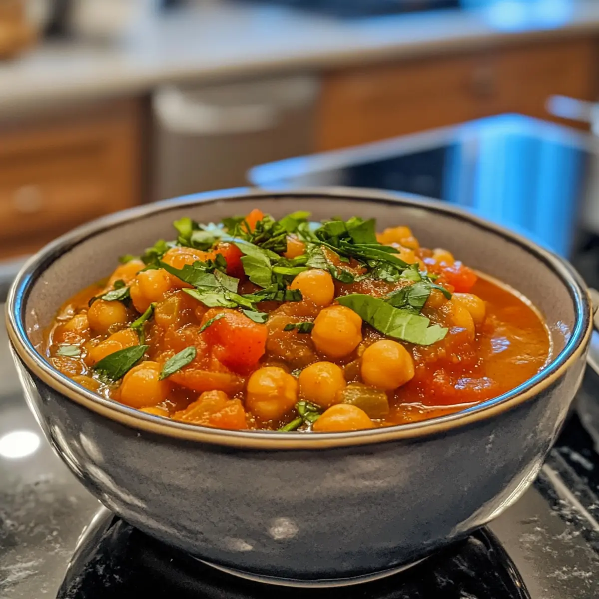 Hearty Comforting Chickpea Stew