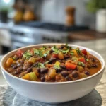 Comforting Cozy Black Bean Stew