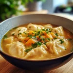 Cozy Comforting Chicken Dumplings Soup