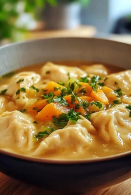 Cozy Comforting Chicken Dumplings Soup