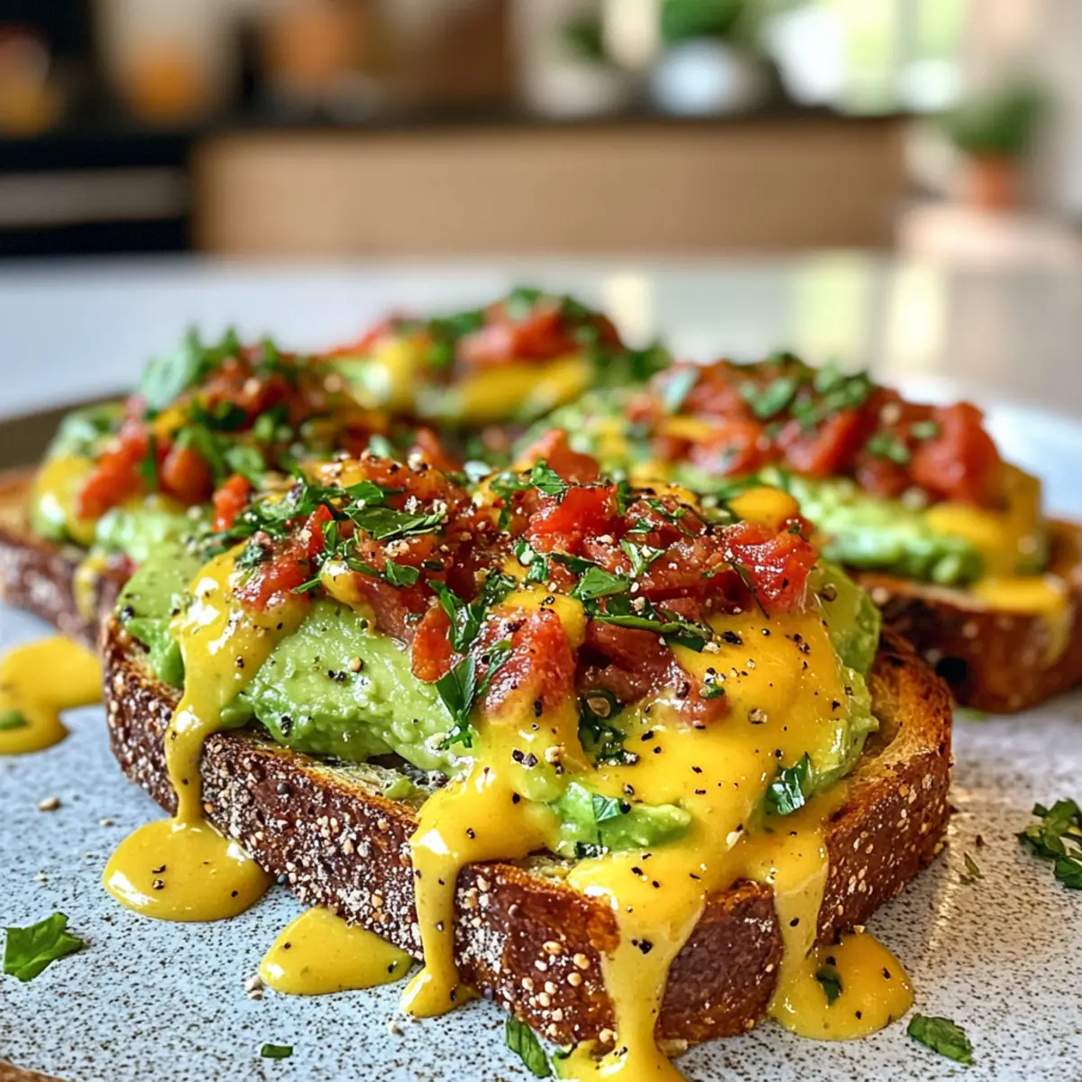 Irresistible Creamy Avocado and Spicy Chorizo Toast