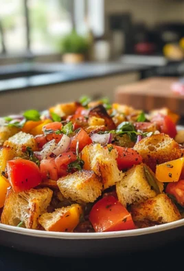 Delightful Seasonal Autumn Panzanella Salad