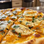 Irresistible 5 Ingredient Creamy Pumpkin and Gouda Pizza Recipe