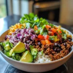 Irresistible Delicious Ground Beef Burrito Bowls