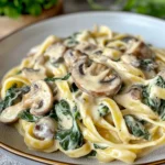 Irresistible Creamy Spinach Mushroom Pasta in Just 30 Minutes