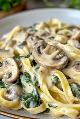 Irresistible Creamy Spinach Mushroom Pasta in Just 30 Minutes