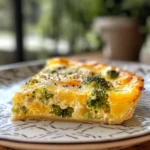 Irresistible Cheesy Crustless Broccoli and Cheddar Quiche
