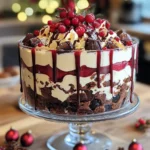 Irresistible Decadent Black Forest Trifle Christmas Delight