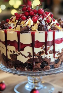 Irresistible Decadent Black Forest Trifle Christmas Delight