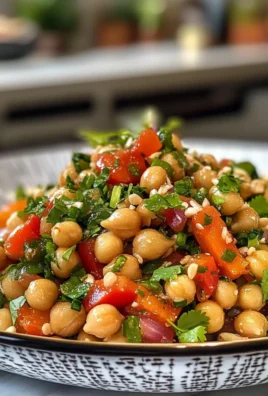 Crispy Crunchy Thai Chickpea Salad