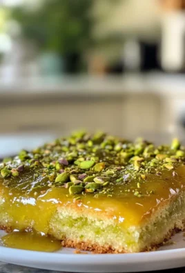 Decadent Pistachio Gooey Butter Cake