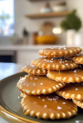 Irresistible Sweet Salted Caramel Cracker Bites
