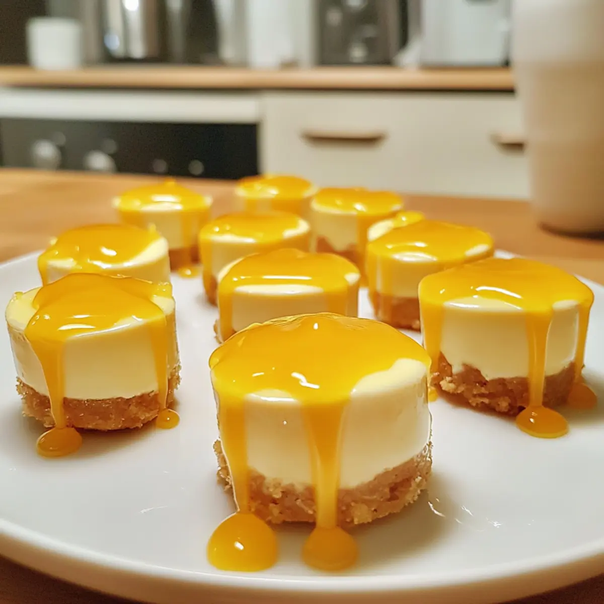 Zesty Creamy Lemon Cheesecake Bites