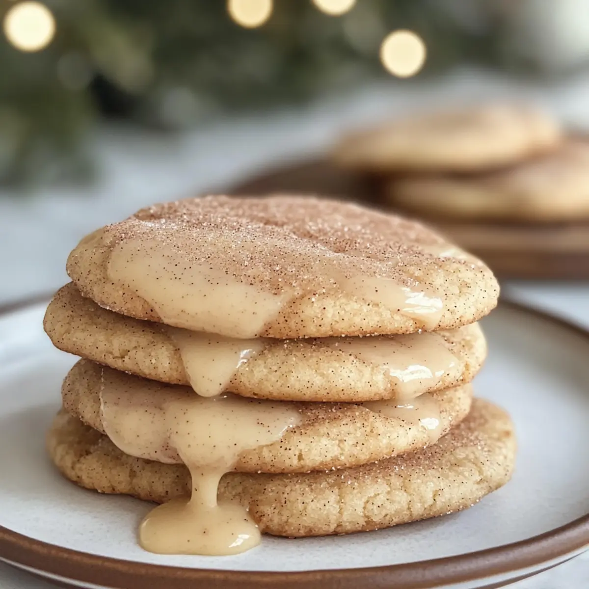 Irresistible Creamy Eggnog Snickerdoodle Cookies Recipe to Try