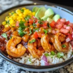 Flavorful Shrimp Burrito Bowls for a Festive Delicious Fiesta