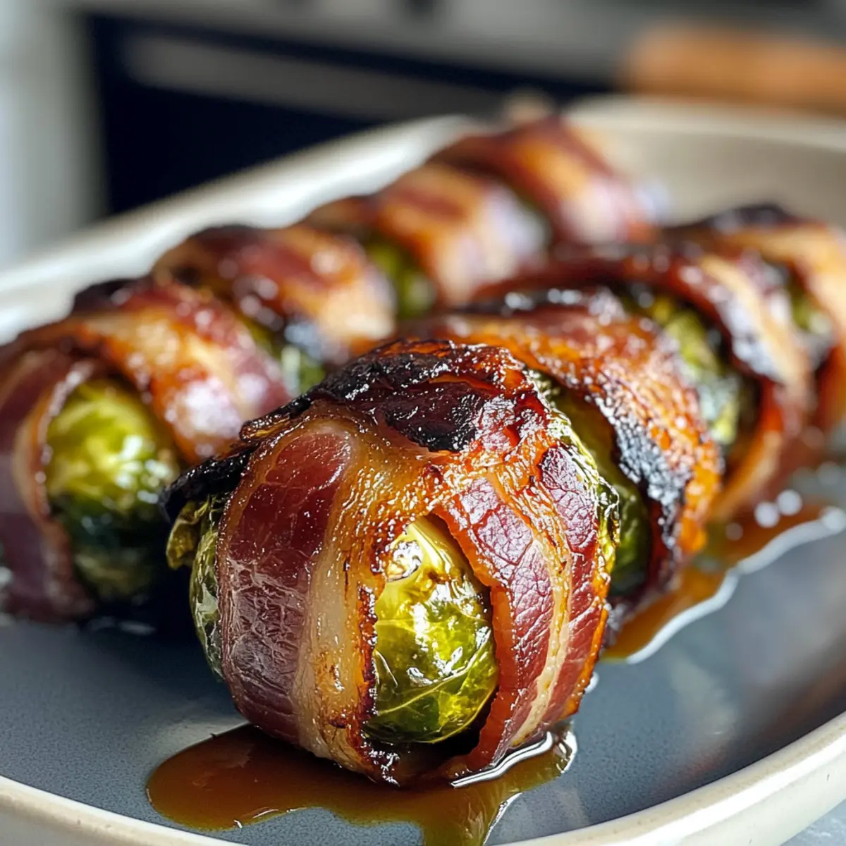 Ultimate Crispy Bacon Wrapped Brussels Sprouts