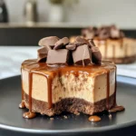 Irresistible Creamy Mocha Marble Mini Cheesecake Recipe