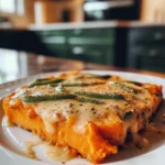 Irresistible Creamy Sweet Potato Green Bean Bake