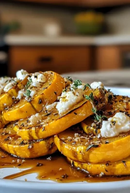 Irresistible Savory Maple Roasted Delicata Squash with Goat Cheese