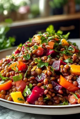Vibrant Greek-Inspired Lentil Beet Salad