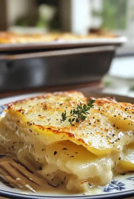 Indulge in Decadent Creamy Potato Leek Au Gratin Delight