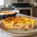 Savory Rich Ham and Cheese Quiche Recipe for Delicious Brunch
