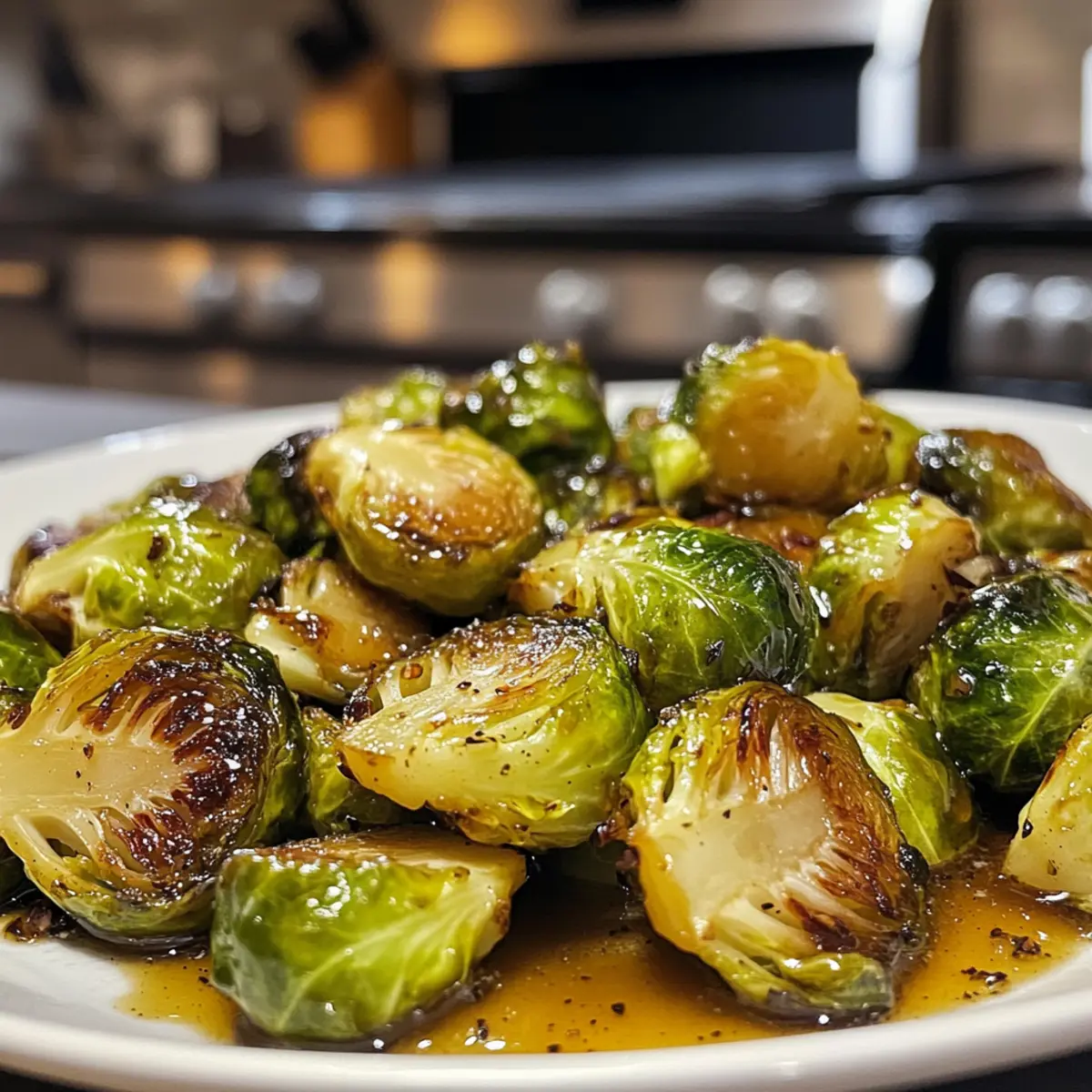 Irresistible Savory Cider-Glazed Brussels Sprouts
