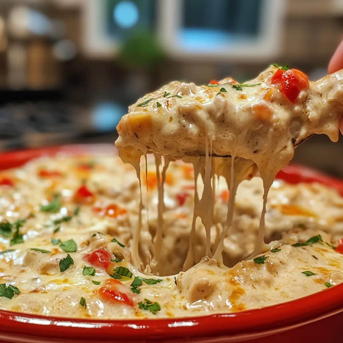 Irresistible Creamy Ultimate Banana Pepper Chicken Dip Recipe