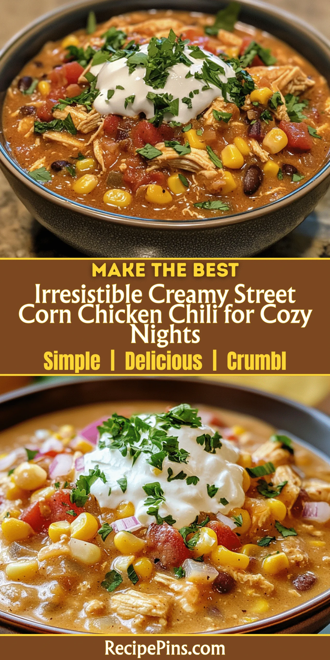 Irresistible Creamy Street Corn Chicken Chili for Cozy Nights