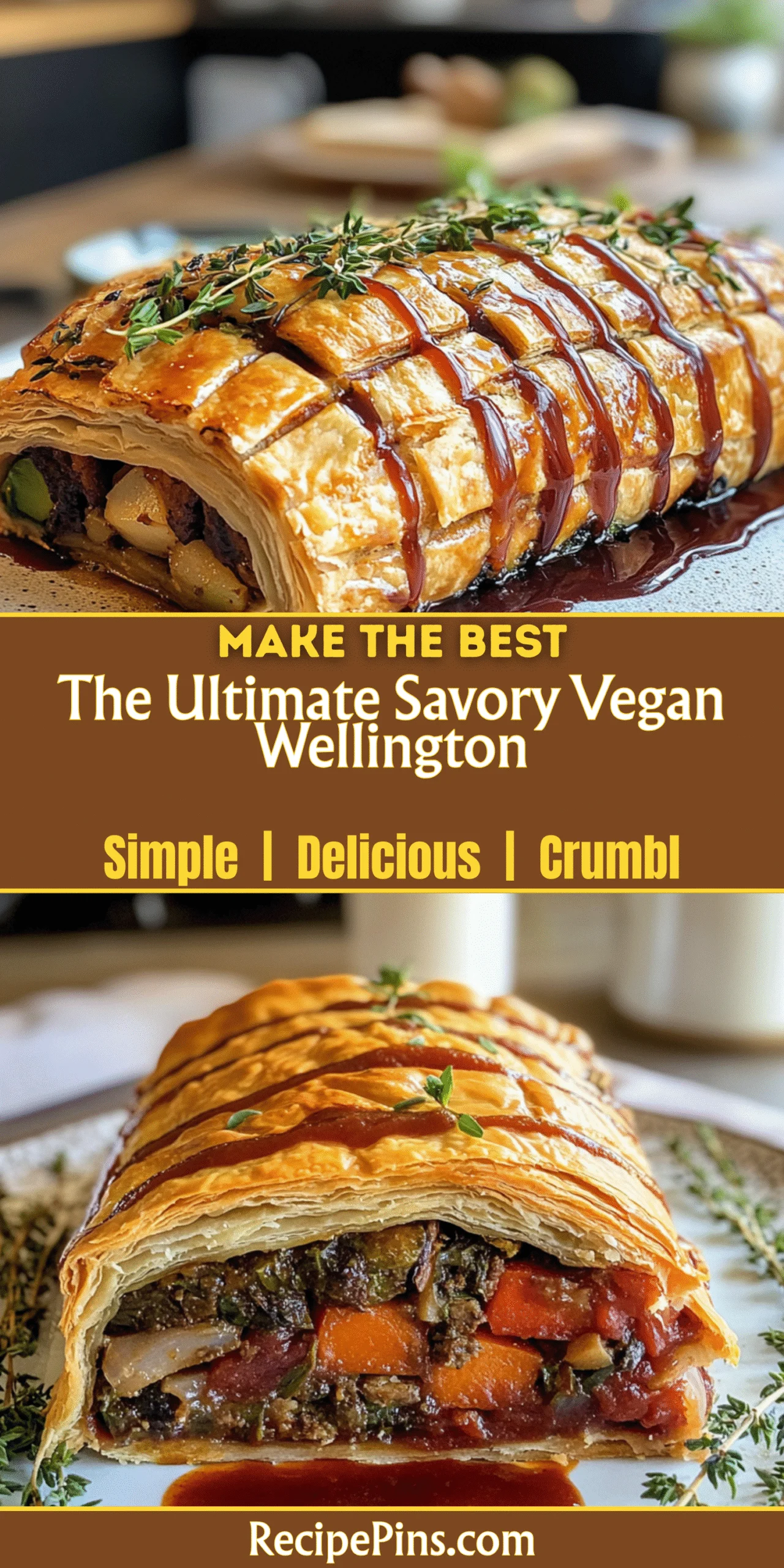 The Ultimate Savory Vegan Wellington