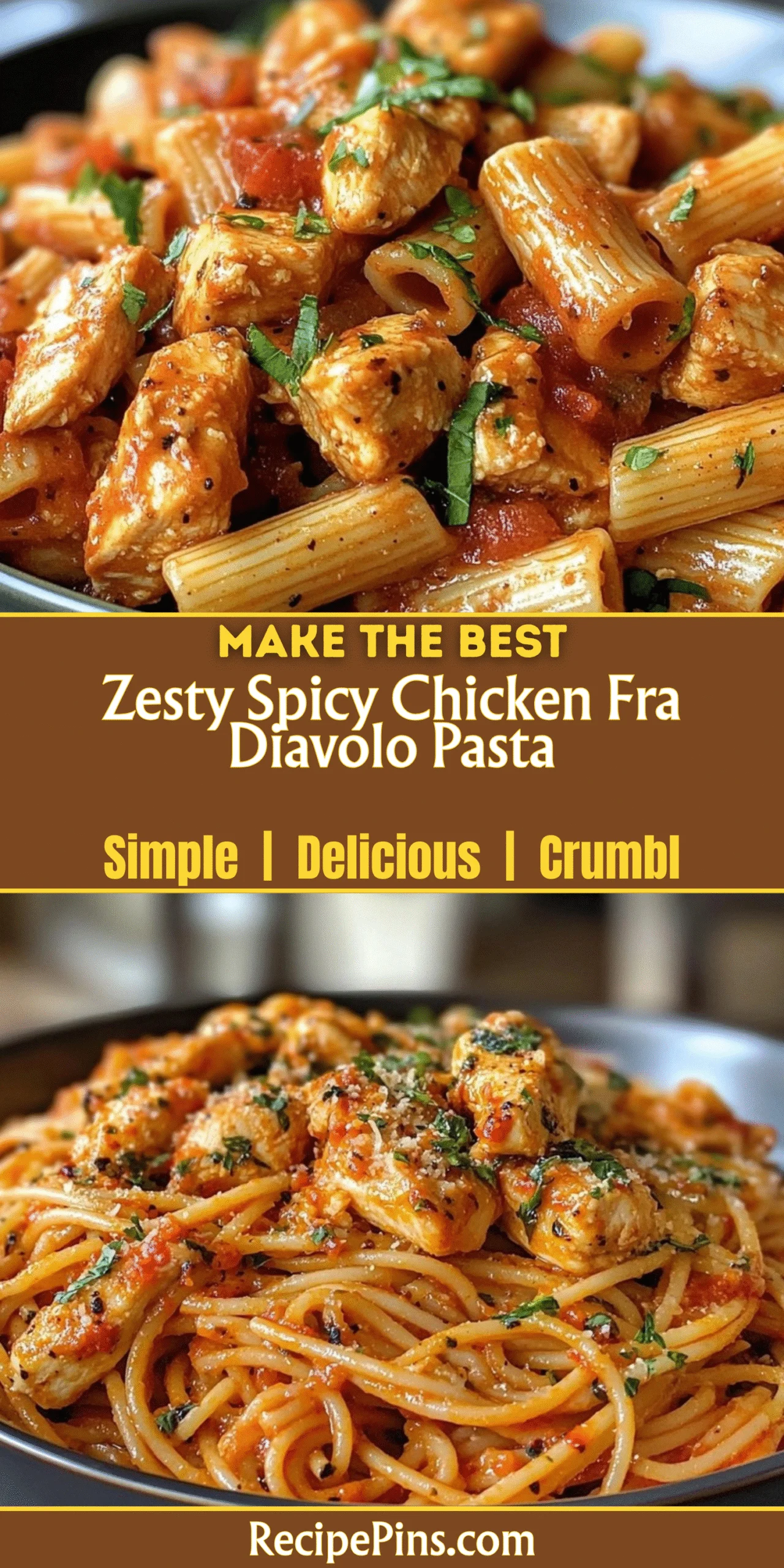 Zesty Spicy Chicken Fra Diavolo Pasta