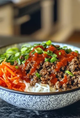 Irresistible Savory Korean Ground Beef Bowl