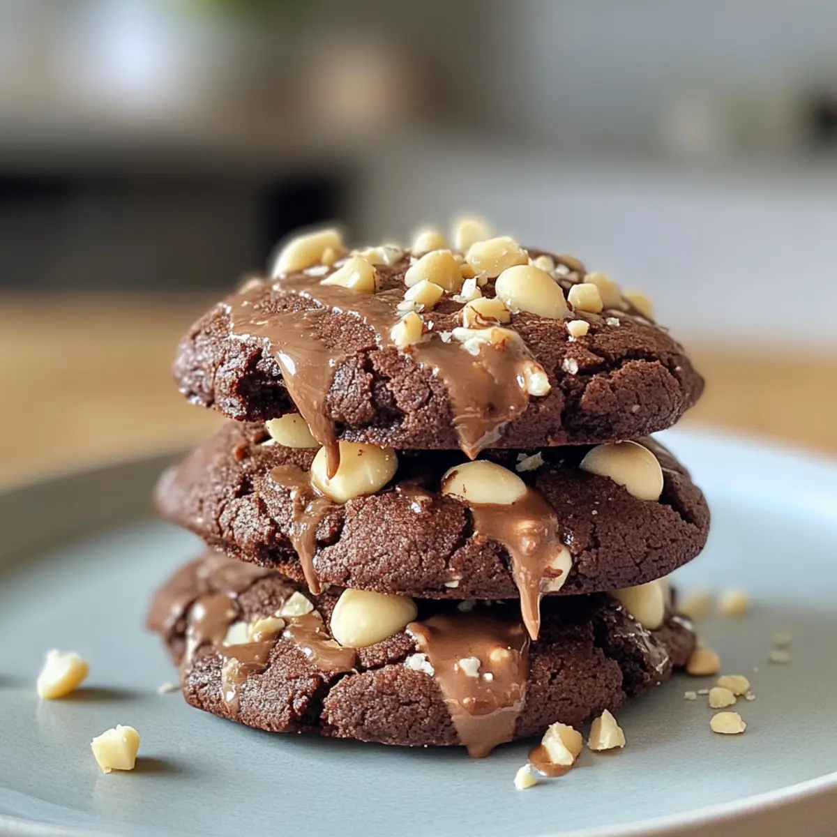 Irresistible Rich Chocolate Macadamia Nut Cookies