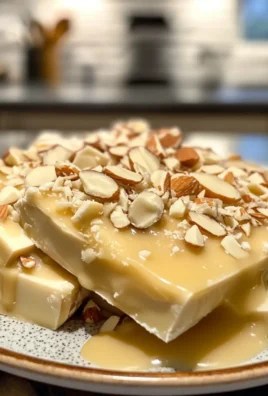 Irresistible Creamy Snowy Almond White Chocolate Toffee Recipe