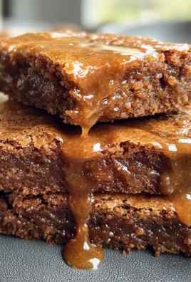 Irresistible Gingerbread Cinnamon Sugar Blondies
