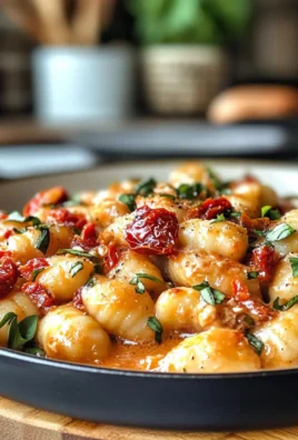 Irresistible Creamy Dreamy Sun-Dried Tomato Chicken Gnocchi Skillet