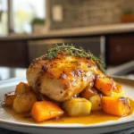 Irresistible Roasted Savory Chicken Leek Butternut Recipe